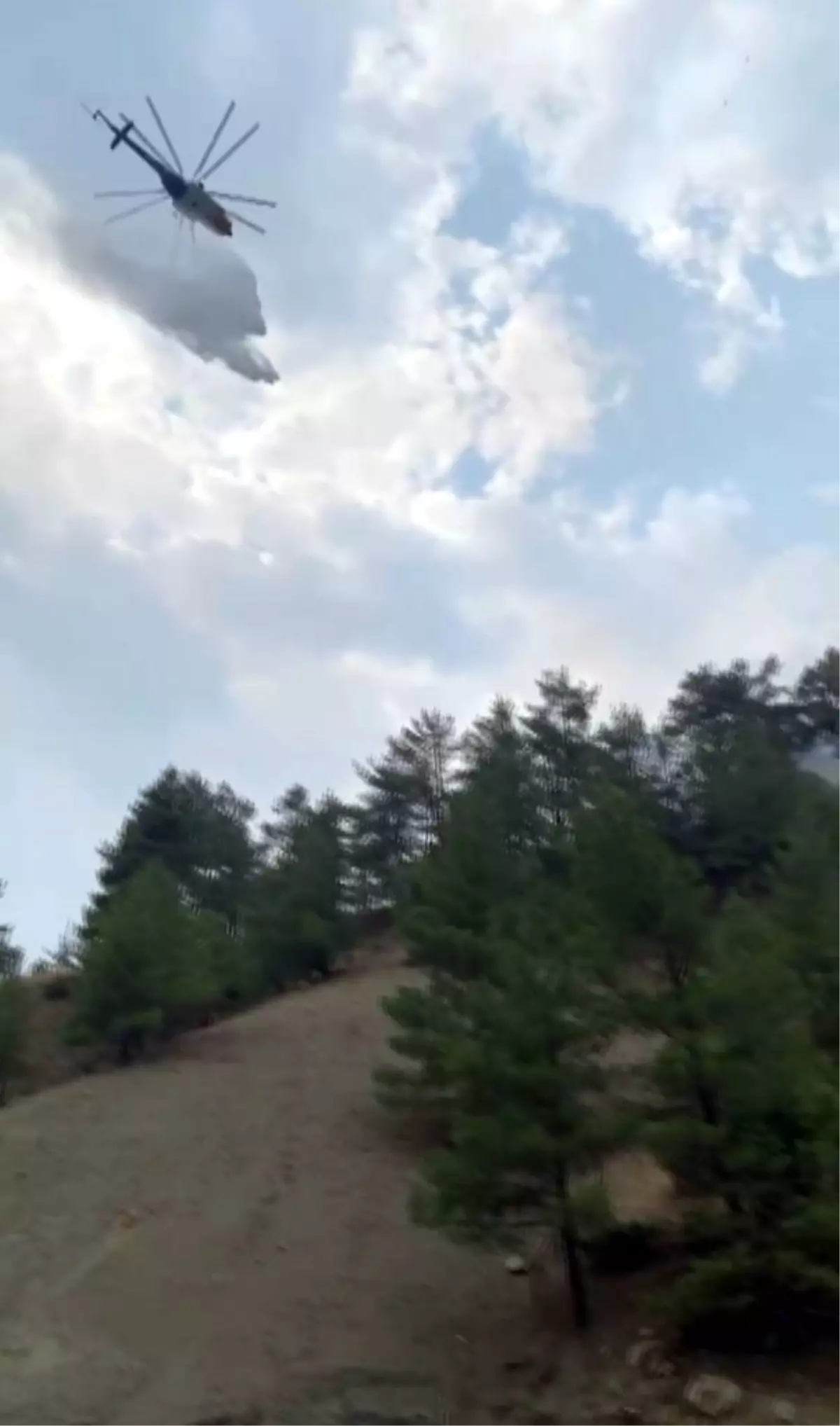 Kahramanmaraş’ta Orman Yangını Sürüyor